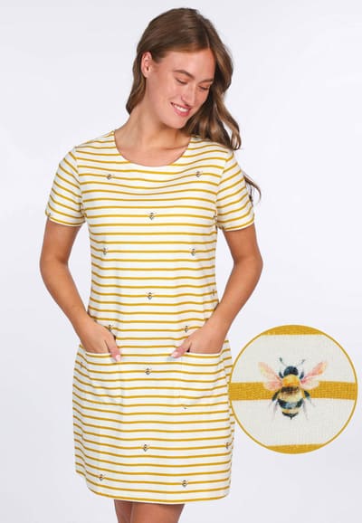 Kleid Ellen  - yellow