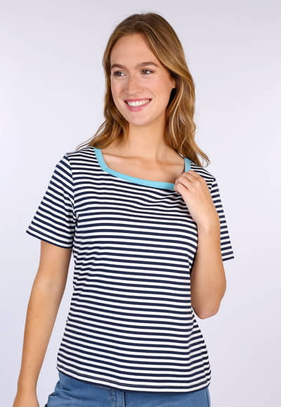 T-Shirt Svenja stripes - navy