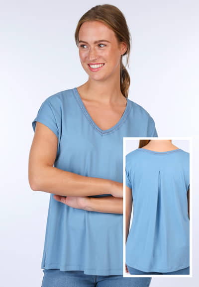 T-Shirt Nylara - swedish blue