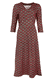 Kleid Sylvelin retro flower - purple