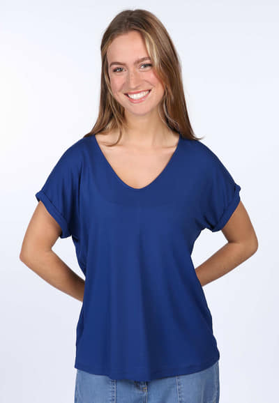 T-Shirt Betzinka solid  - indigo