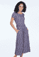 Kleid Malind flower vine - navy