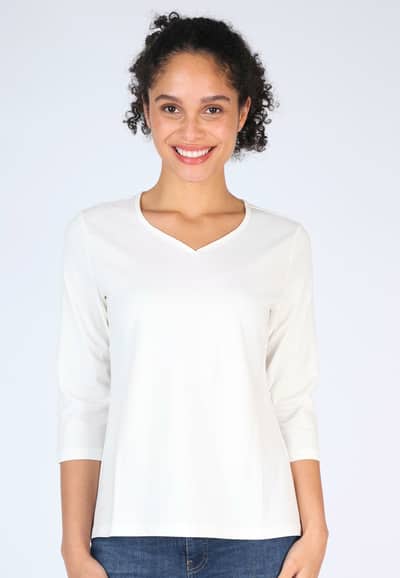 3/4-Armshirt Hellena - ivory