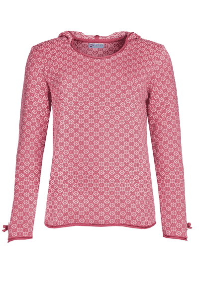 Strickpullover Susi Flower - red violet