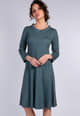 Kleid Cocolie geo flower - deep ocean