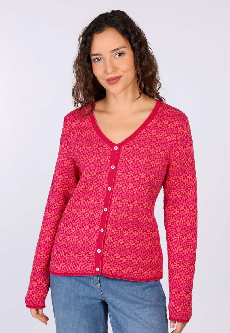 Strickjacke Lucinda  - cerise