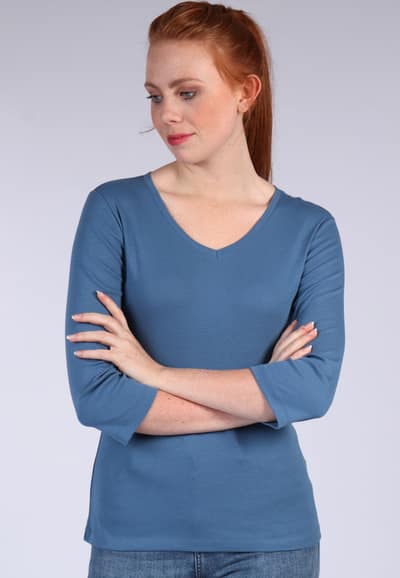 Langarmshirt Ludowika - fjord
