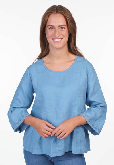 Bluse Dafna - swedish blue
