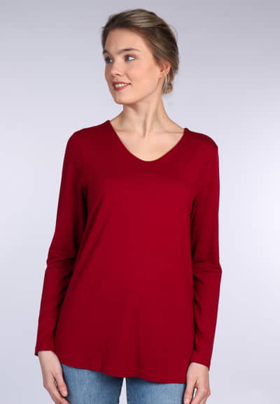 Langarmshirt Adisa - wine