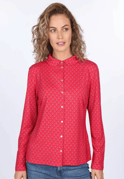 Bluse Eltje Ethno  - rubin