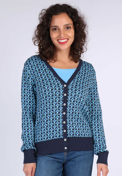 Strickjacke Tatume - navy