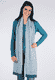 Strickschal Safira solid - lake