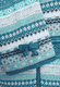 Strickjacke Ida crazy - blue pearl