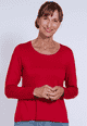 Langarmshirt Philia - red