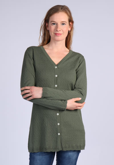 Strickjacke Angela - thyme