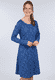 Kleid Thyrina romantic - indigo