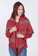 Dreieckstuch Tria shades - rubin