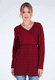 Strickpullover Domi  - dark grape
