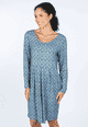 Kleid Jolente leaves  - sky