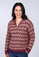 Strickpullover Elianne  - red wine