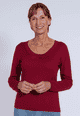 Strickpullover Carlotta - burgundy