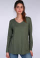 Langarmshirt Adisa - thyme