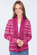 Strickjacke Nori - rubin