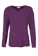 3/4-Arm-Shirt Adrijana solid  - deep purple