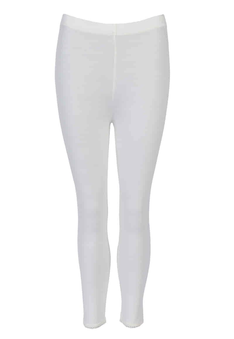 White fashion leggings on sale