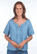 Bluse Muna - swedish blue