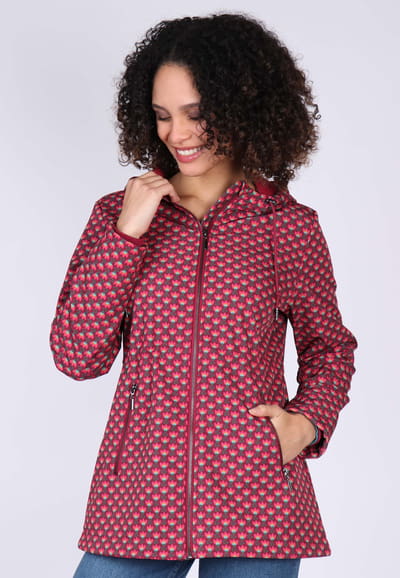 Softshelljacke Elaine - burgundy