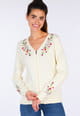 Strickjacke Brontee - ivory