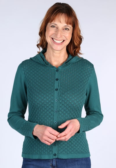 Strickjacke Tammy  - bottle green
