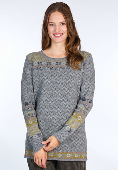 Strickpullover Lupina - grey