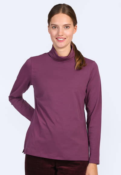 Langarmshirt Jessica - plum