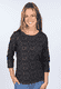 3/4-Arm Shirt Pitta Meadow  - black