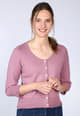 Strickjacke Liselotte  - dusty orchid