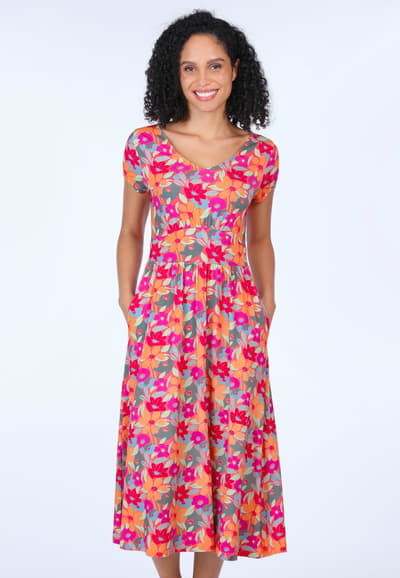 Kleid Violaine - rouge