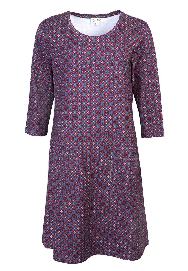Kleid Giannali Retro - red wine
