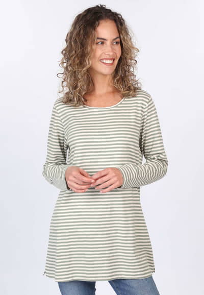 Tunika Elanai stripe - ivory