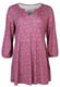 Tunika Derigina paisley - raspberry