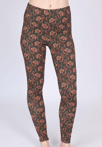 Leggings Thais flower dance - thyme