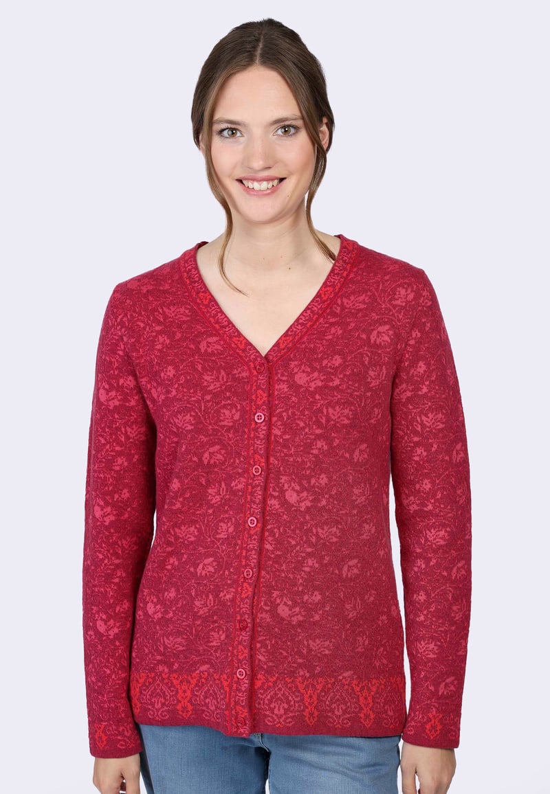 Strickjacke Christi oriental  - rubin