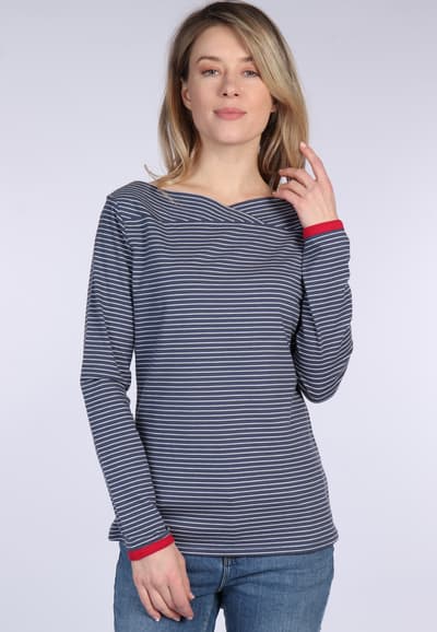 Langarmshirt Kajsa - navy