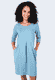 Kleid Jola solid - light blue