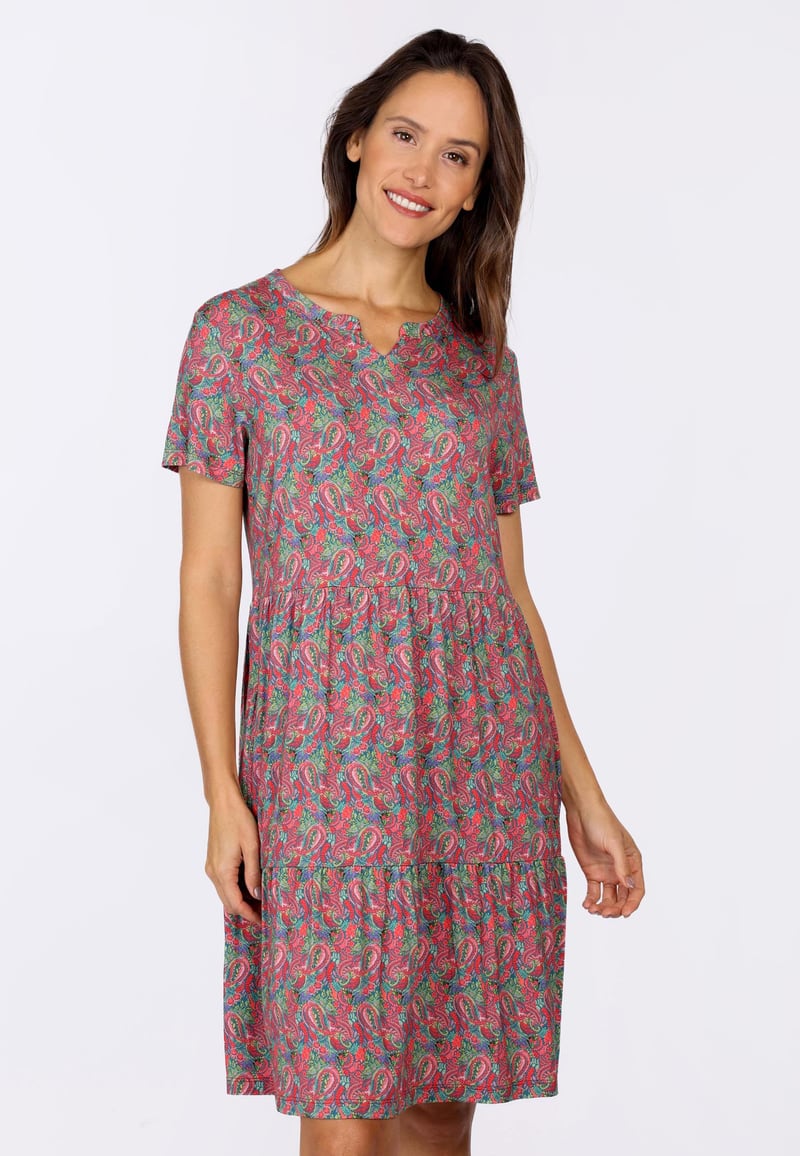 Kleid Iveta paisley - ocean