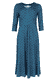 Kleid Sylvelin retro flower - navy