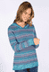Strickpullover Minnie  - ocean