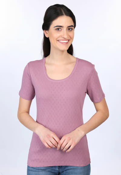 T-Shirt Maren - dusty orchid