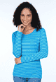 Langarmshirt Fiana - lapis